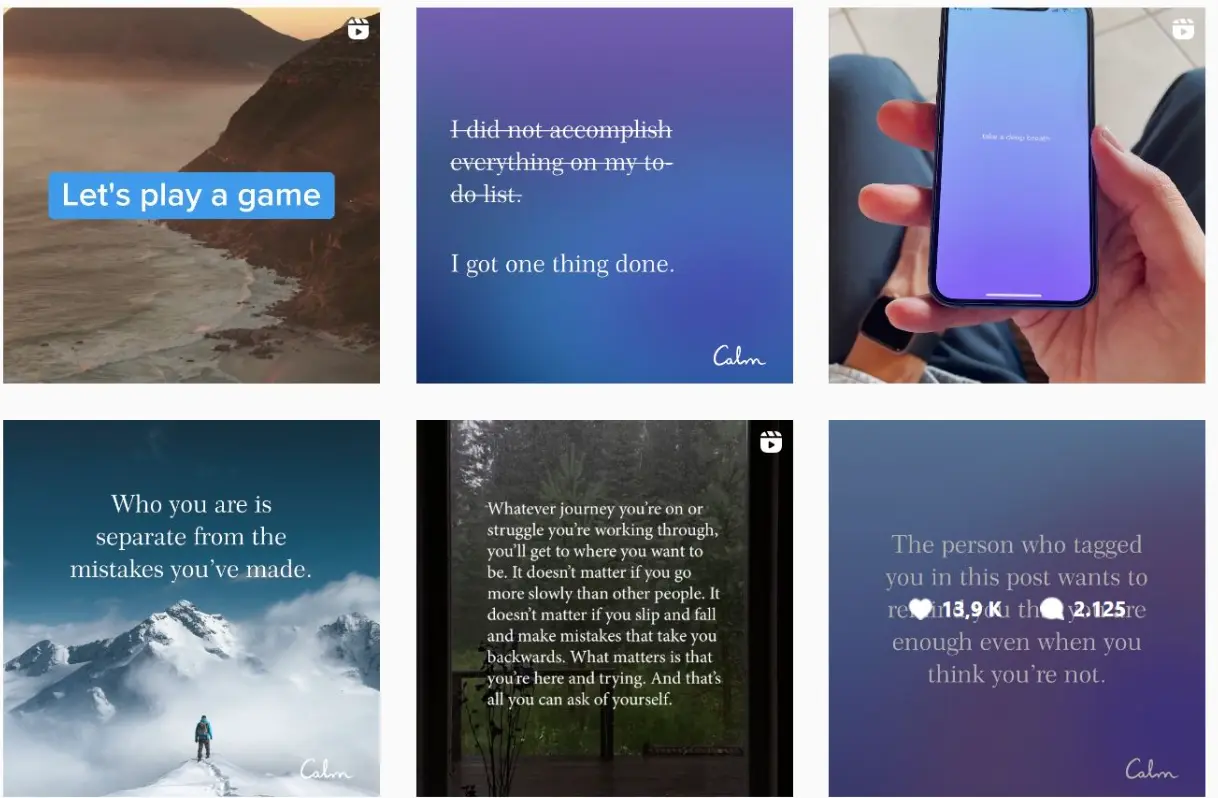 Canva instagram grid