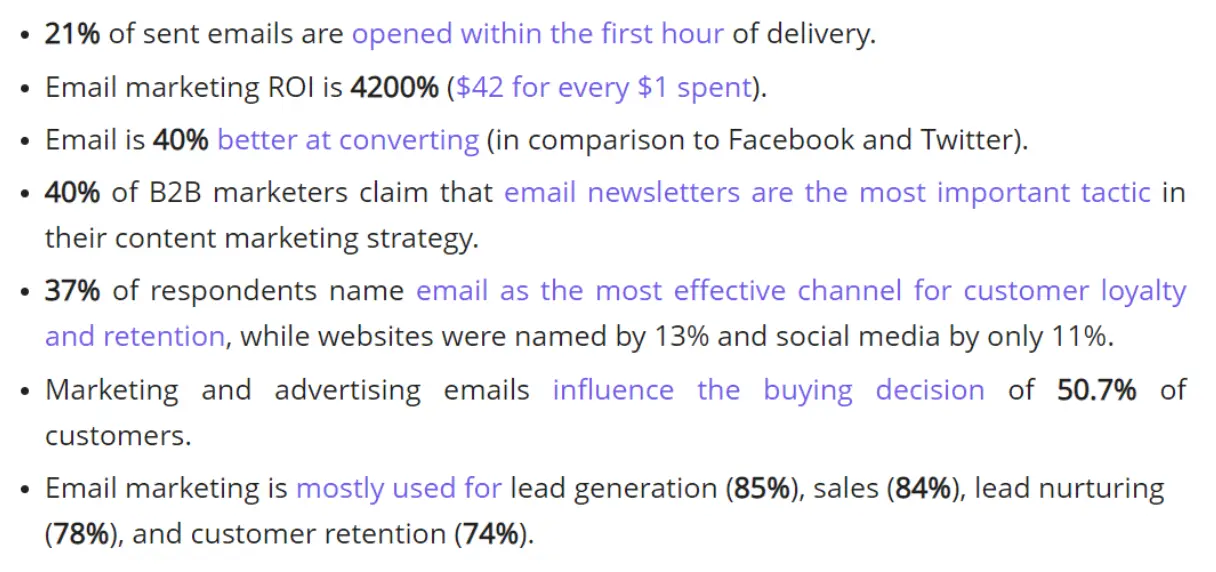 Email Marketing Statistics