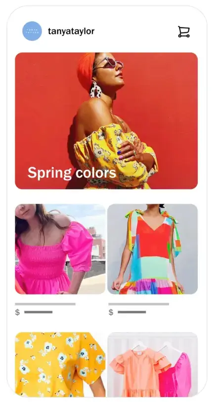 Instagram product tag