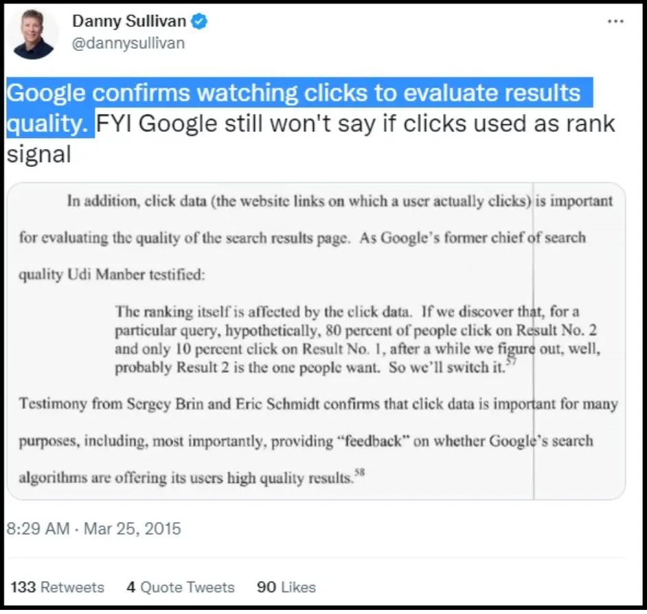 Danny Sullivan tweet