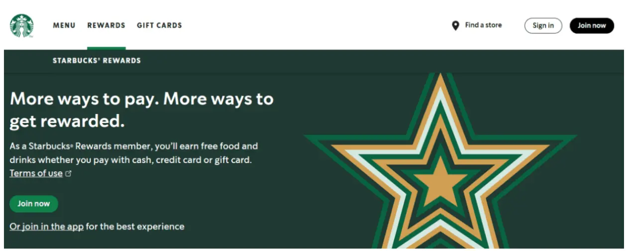 Starbucks loyalty program