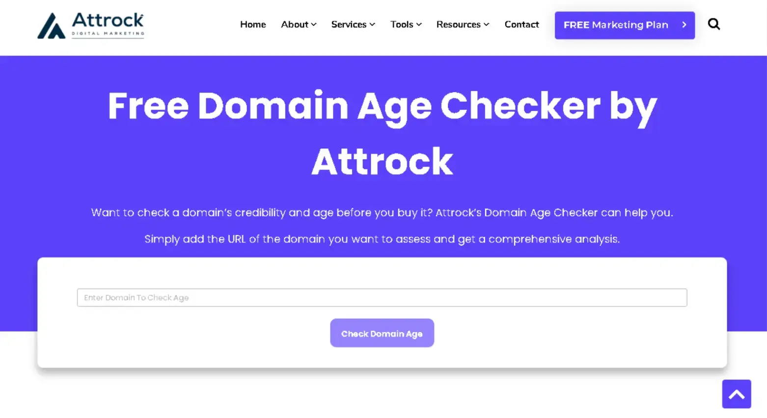 attrock-domain-age-checker