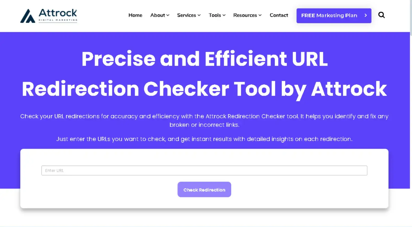 attrock-redirection-checker