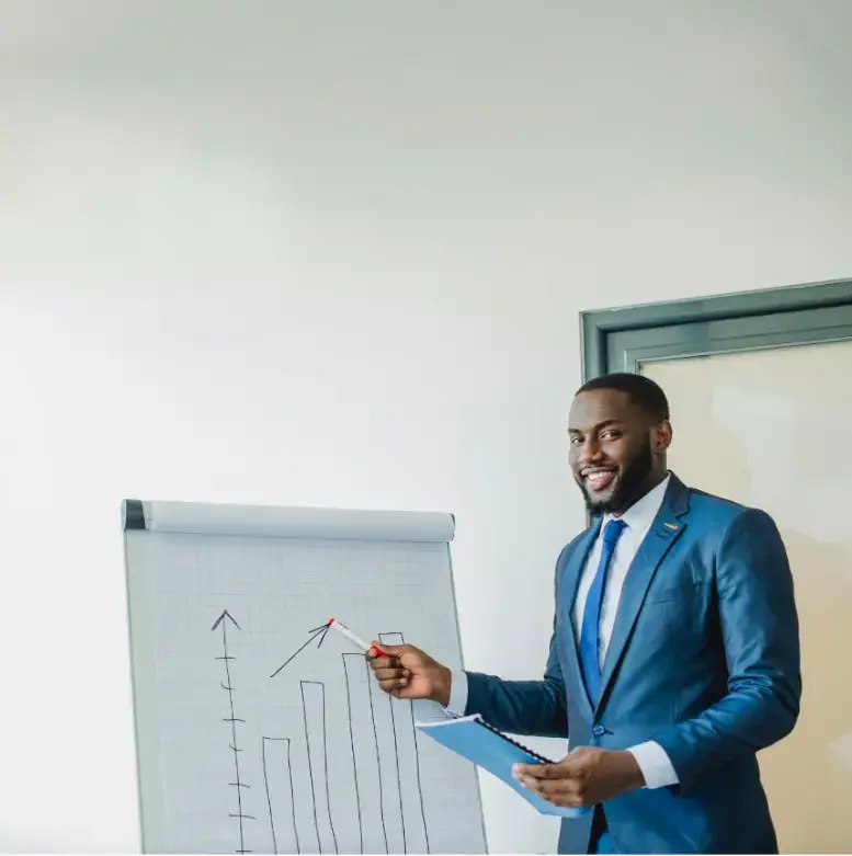 businessman-with-chart