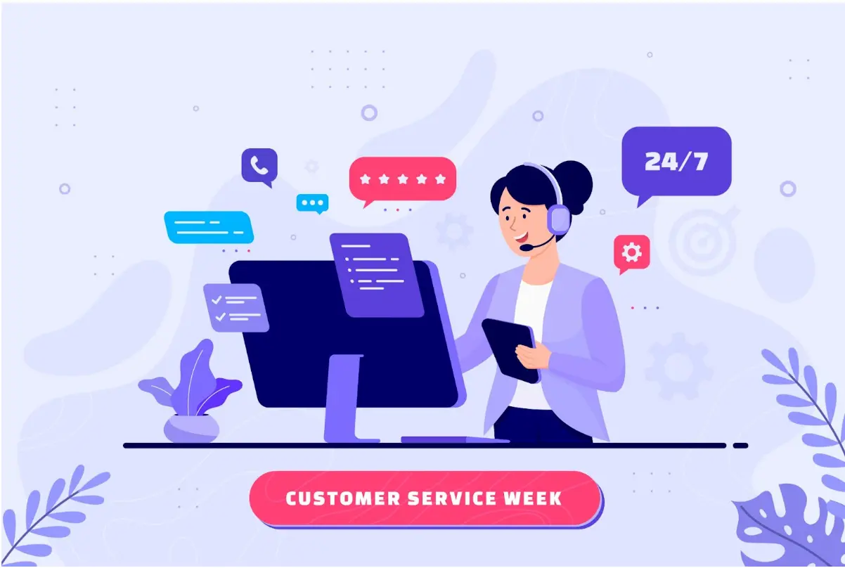 customer support illustration