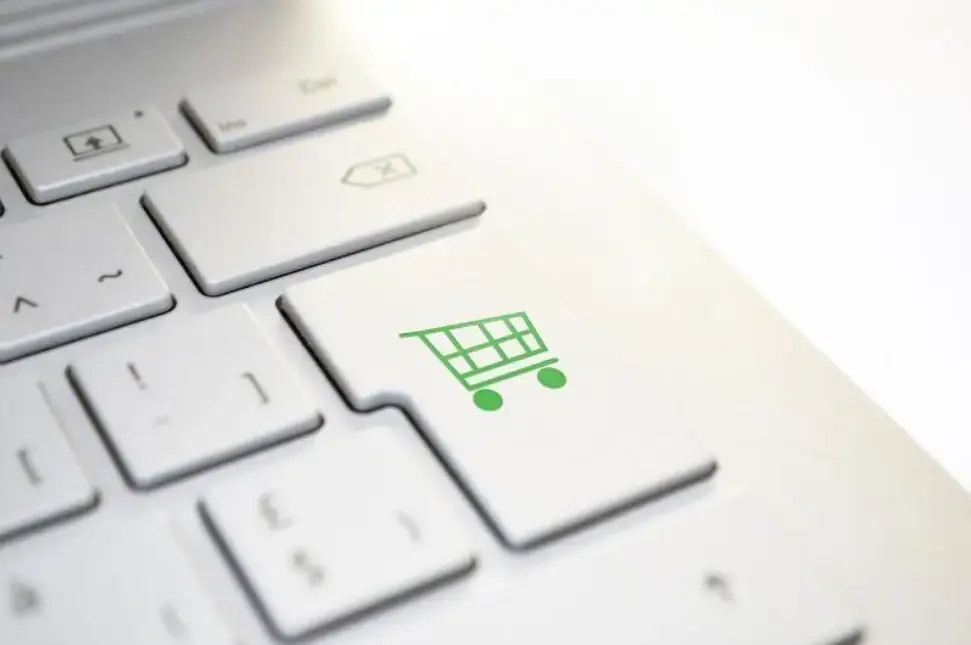 depiction-of-a-cart-button-on-a-keyboard-signifying-a-sales-action