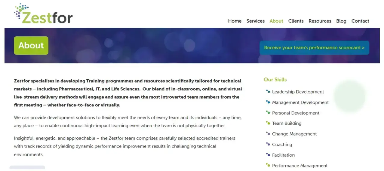 development-training-about-section-example