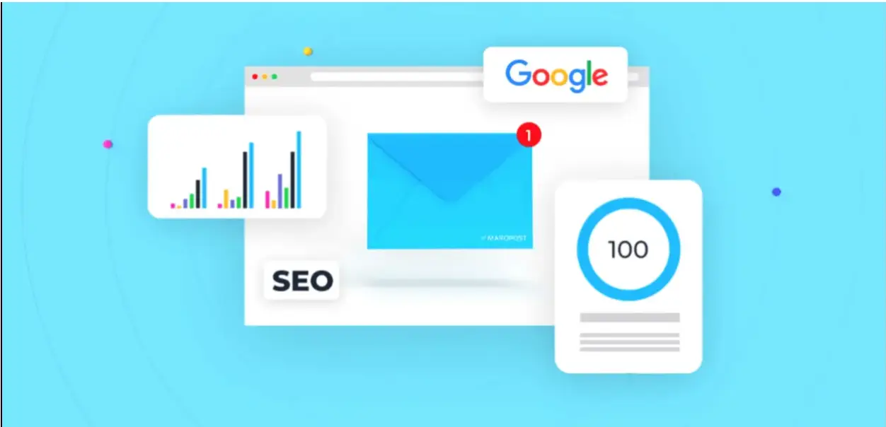 email marketing  seo vector image (1)