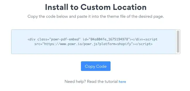 example custom html code