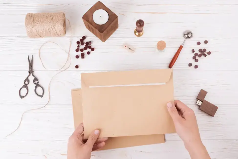 hands-with-envelope-near-set-scissors