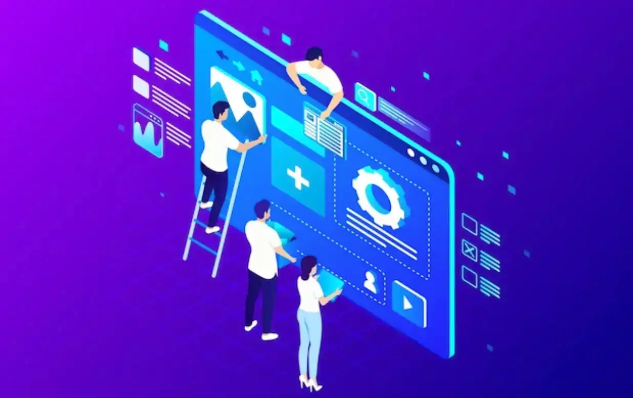 illustration-people-working-on-website