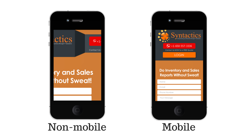non-mobile-vs-mobile-friendly
