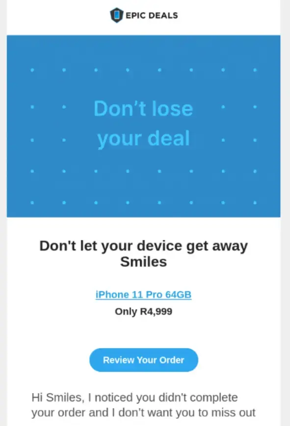 personalized-offer-email