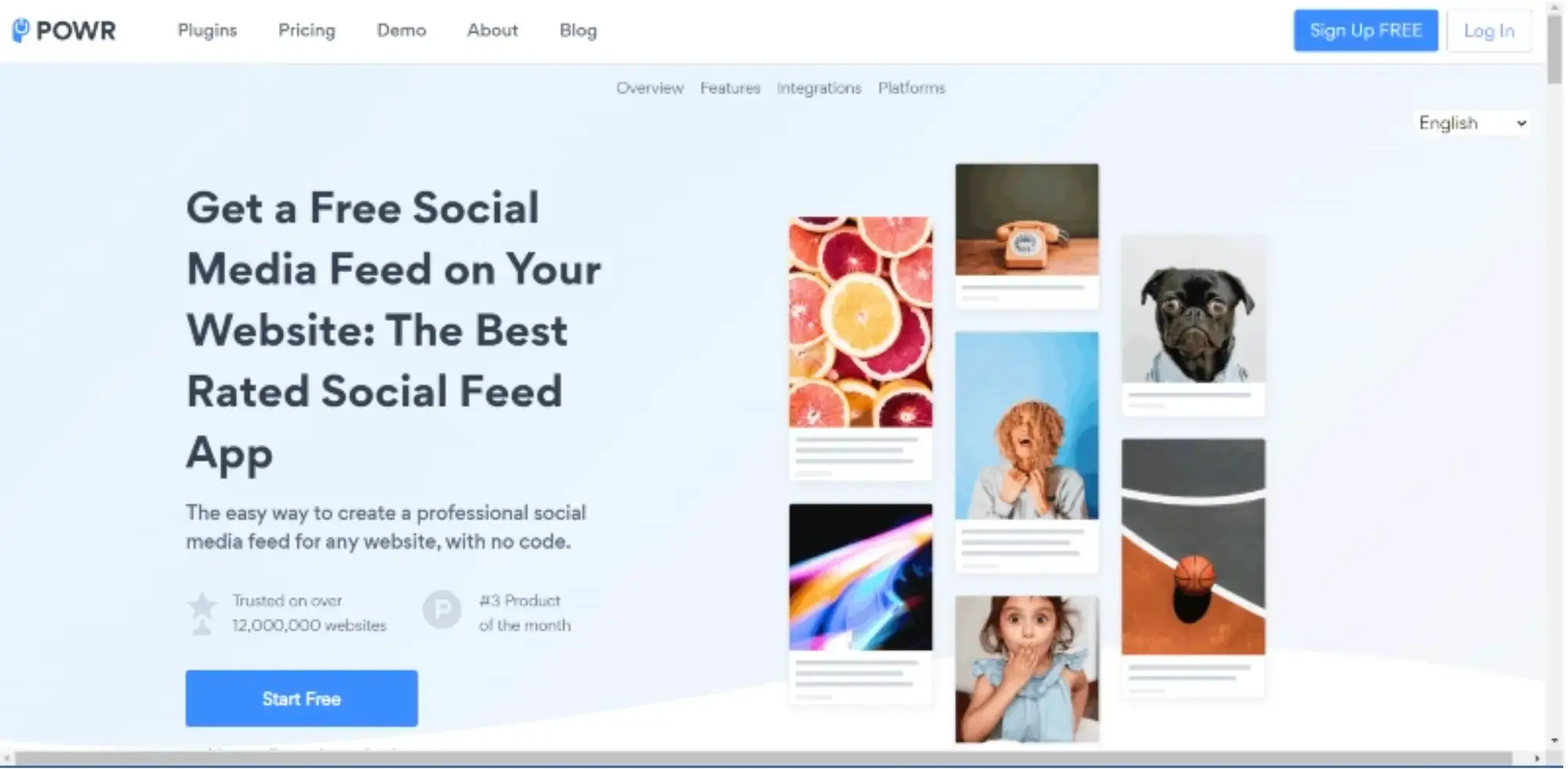 powr-social-feed-app-homepage