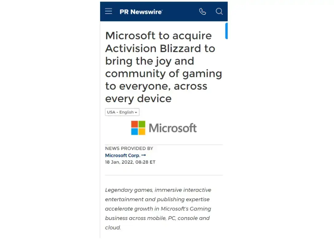 pr-newswire-microsoft-announcement