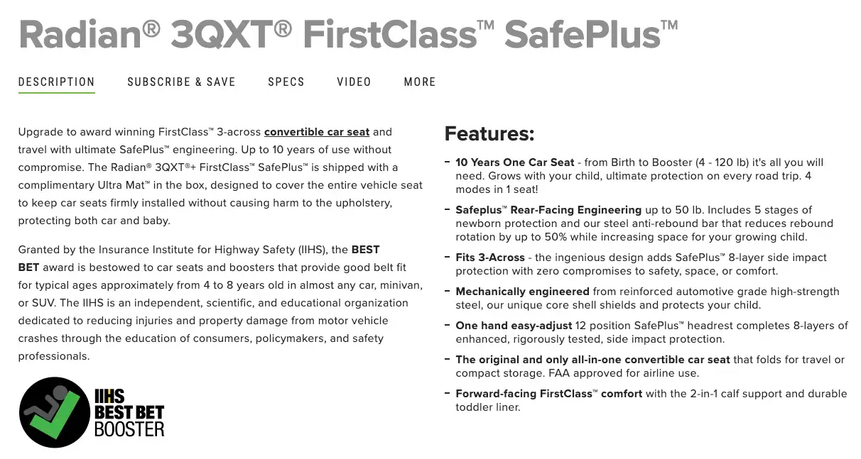 radian-3qxt-first-class-product-description