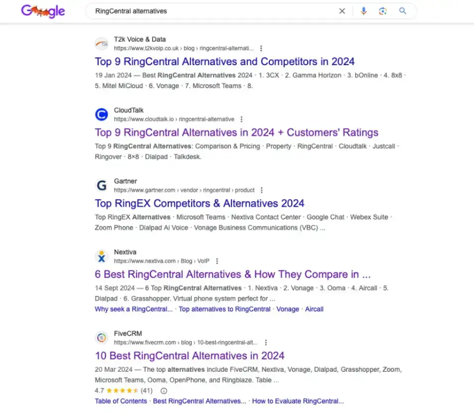 ringcentral-alternatives-google-search-results