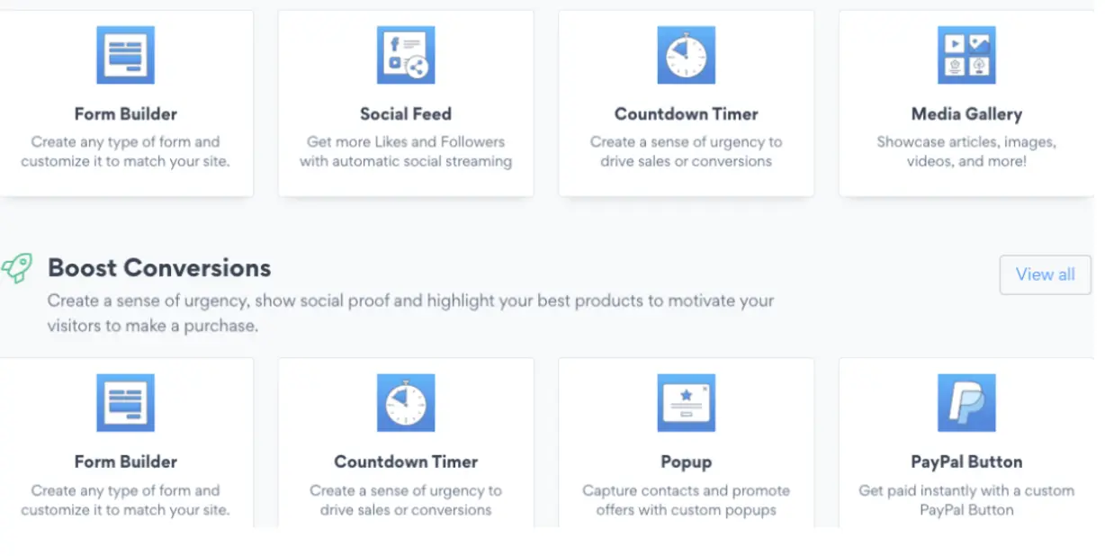 screenshot of plugin library for POWR-2