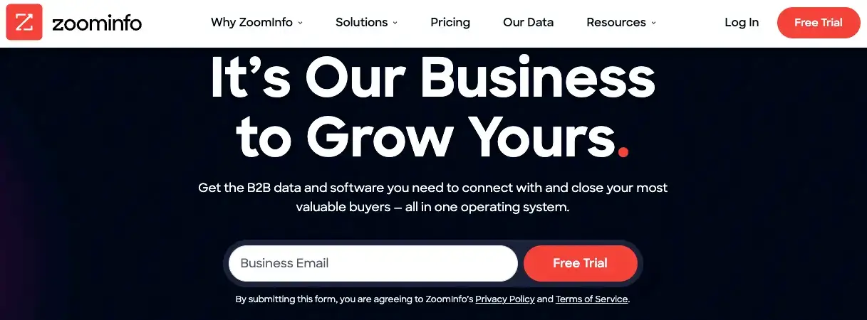 screenshot-zoominfo-homepage