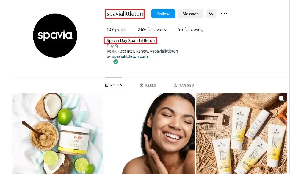 spavia-instagram-page