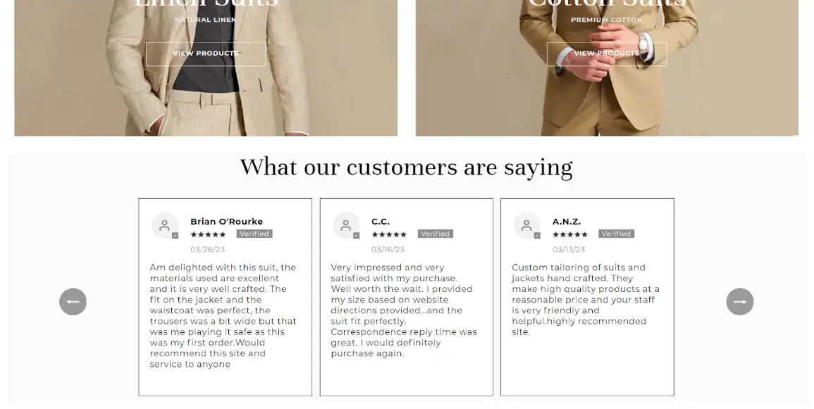studio-suits-homepage-testimonials-screenshot