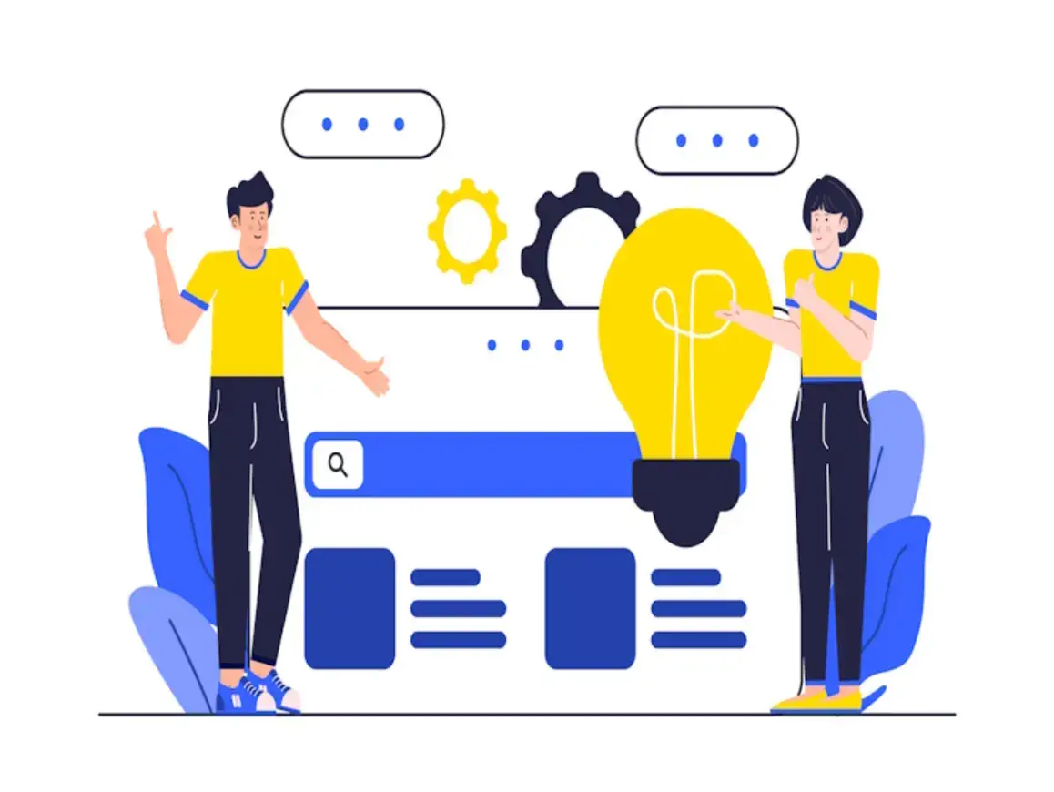 two-people-business-team-are-brainstorming-talking-about-business-increase-ideas-strategies