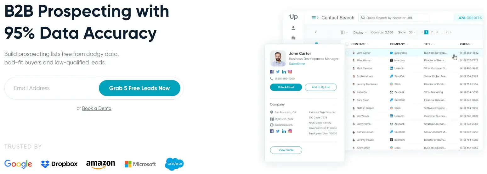 uplead-homepage-screenshot