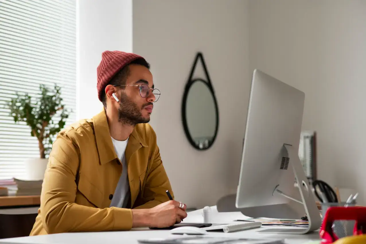 web-designer-working-out-office