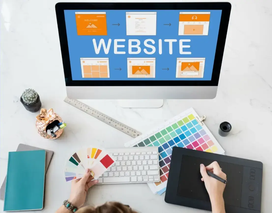 web-template-website-design-concept